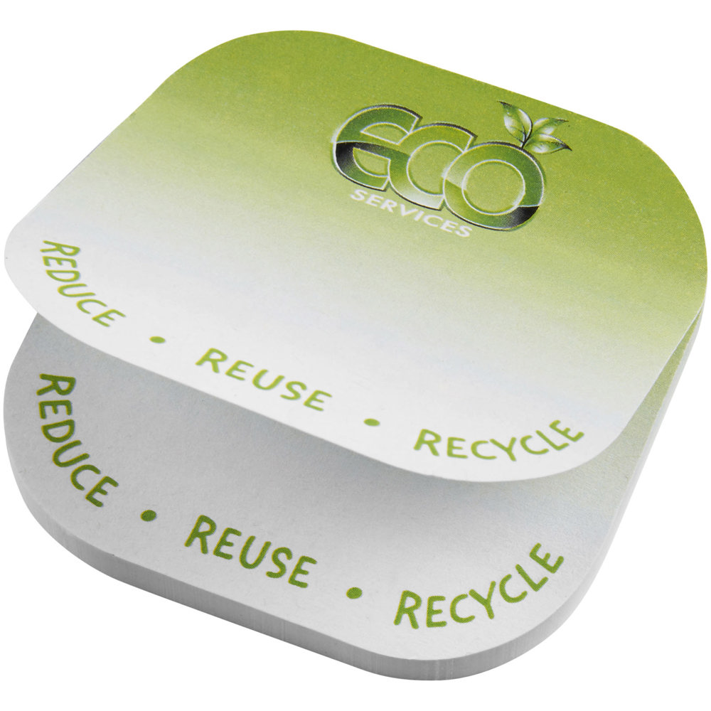Sticky-Mate® recycelte Haftnotizen mit runden Ecken