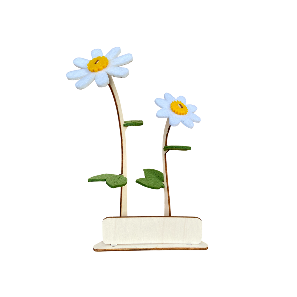 Happy Blooms - Duo 'Your logo' -weiß