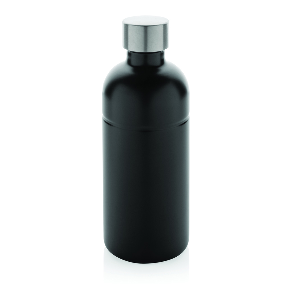 Soda Trinkflasche aus RCS-zertifiziertem Stainless-Steel - schwarz (± PMS Black)