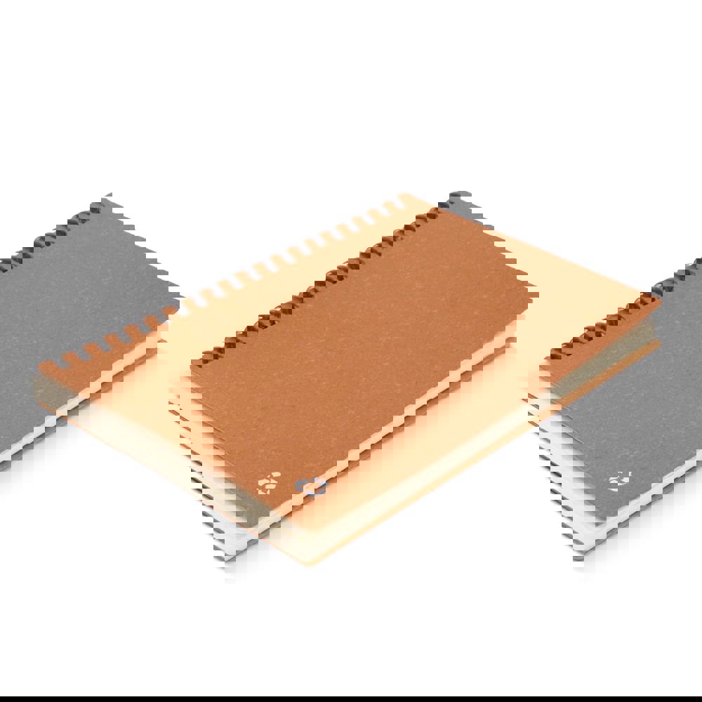 Notizbuch aus recyceltem Leder Midi