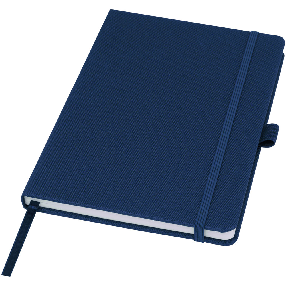 Honua A5 Notizbuch aus recyceltem Papier mit Cover aus recyceltem PET - navy