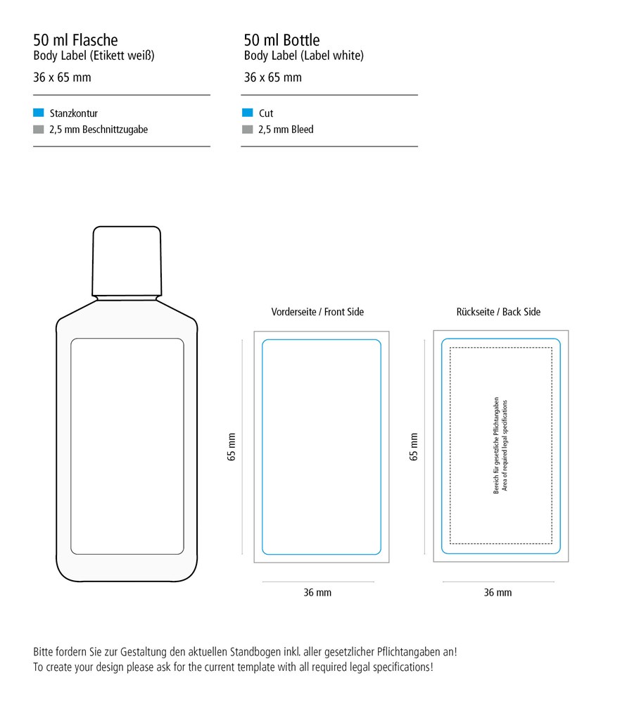 Handbalsam Ringelblume, 50 ml, Body Label (R-PET)