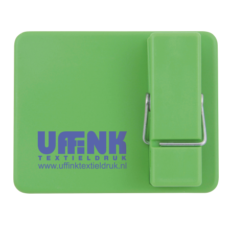 Wandplatte + Klammer - hell grün/hell grün