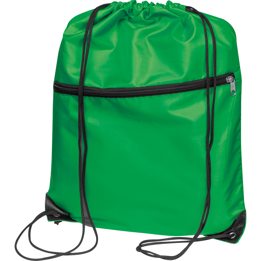 Gymbag aus recyceltem Polyester HILDA - grün