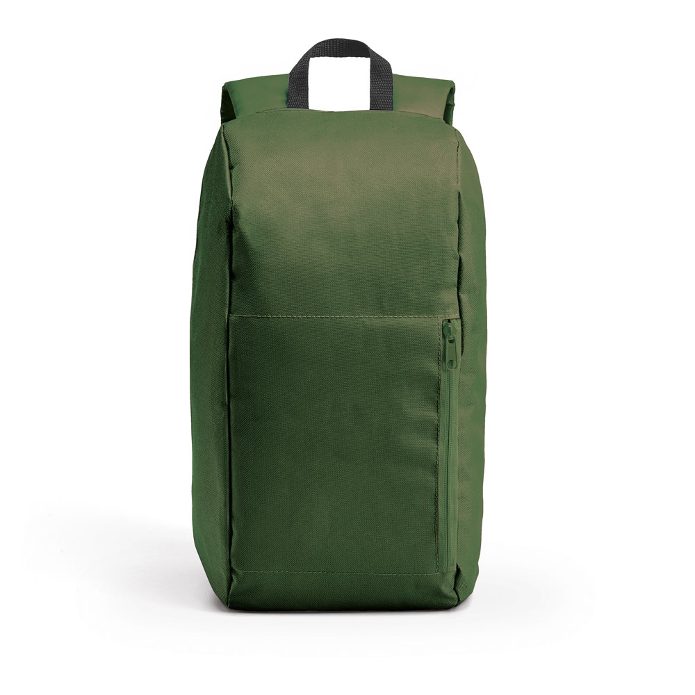 LUGANE. 600D Polyester-Rucksack - dunkelgrün