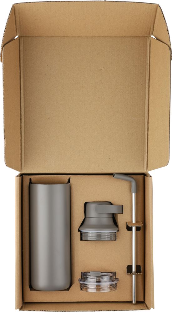 Doppelwandige Edelstahl-Trinkflasche (500 ml) Omari
