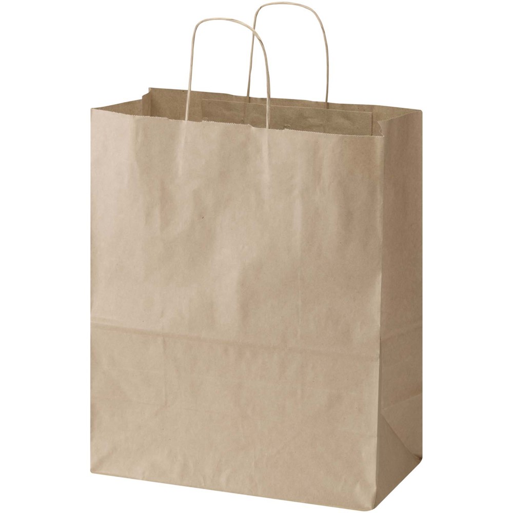 Kraft 80–90 g/m² Papiertasche mit Kordelgriffen – 32 × 17 × 39 cm