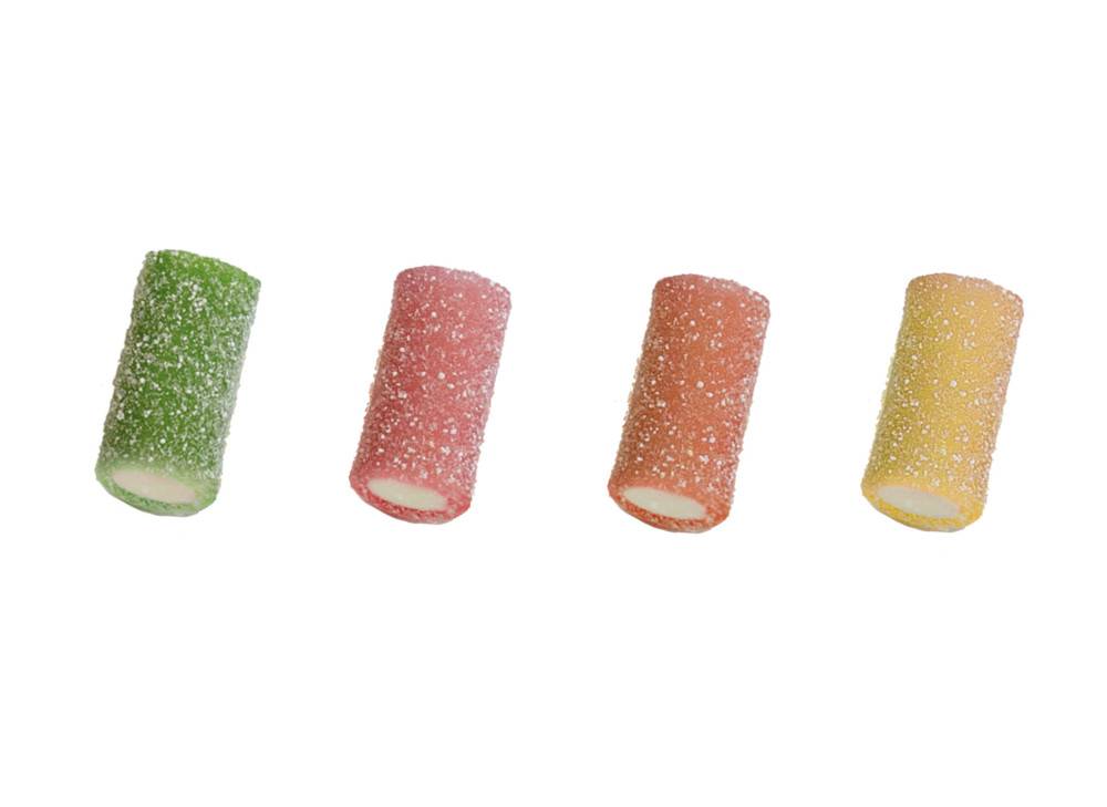 HARIBO Rainbow Fizz Werbetüte 2 Stück , Inhalt: HARIBO Rainbow Fizz