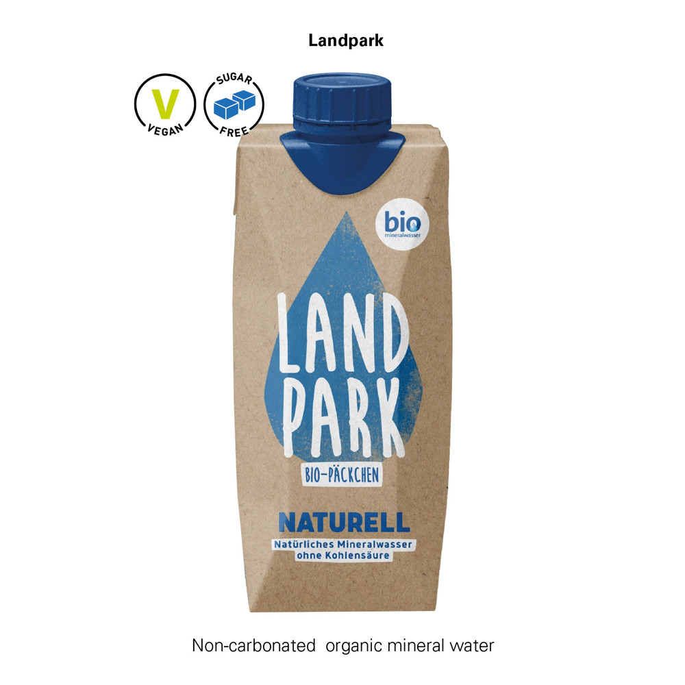 Drink Pack Landpark Mineralwasser naturelle in Werbeverpackung