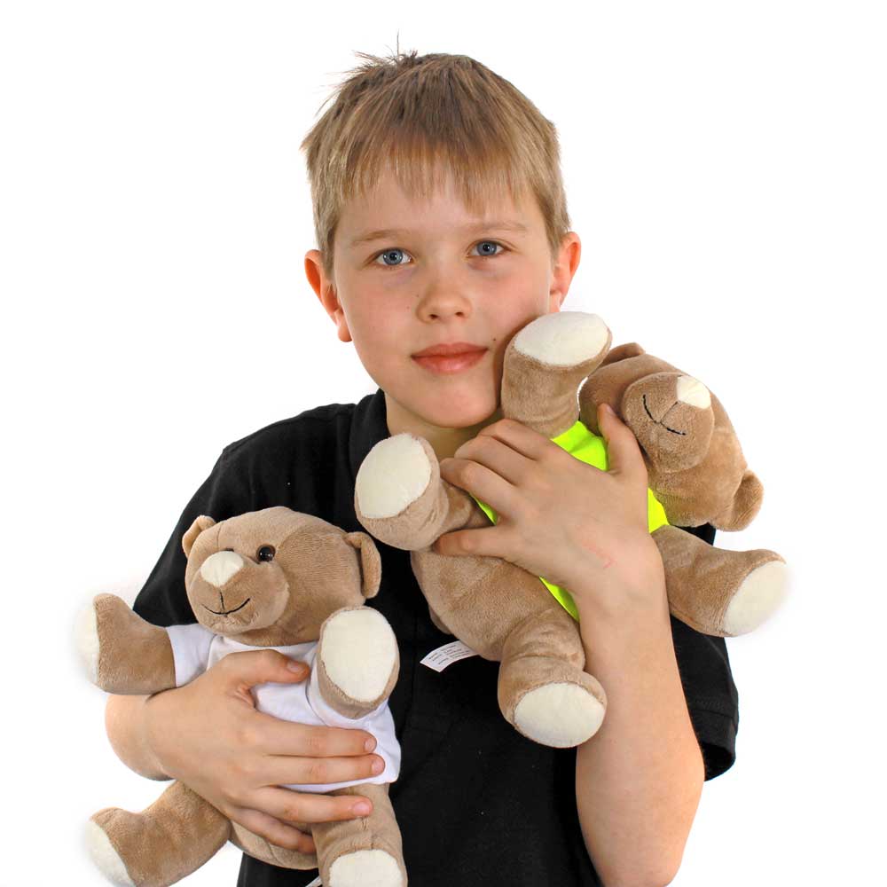 Plüschbär PAUL mit Warnweste