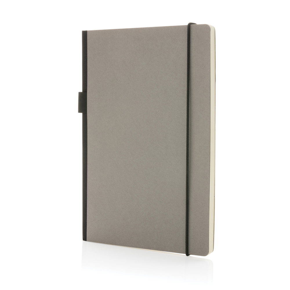 A5 Deluxe Hardcover Notizbuch - grau (± PMS 2332C)