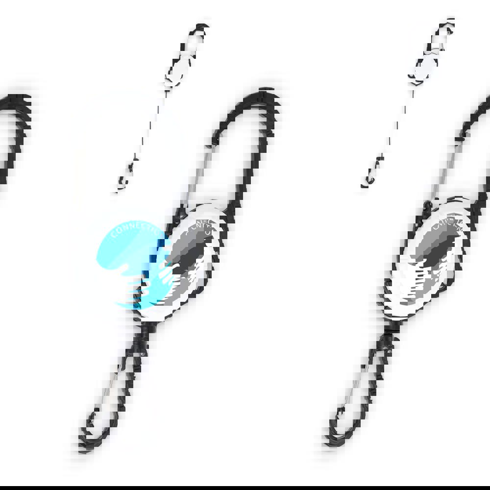 2-Wege-Karabiner-Kartenhalter