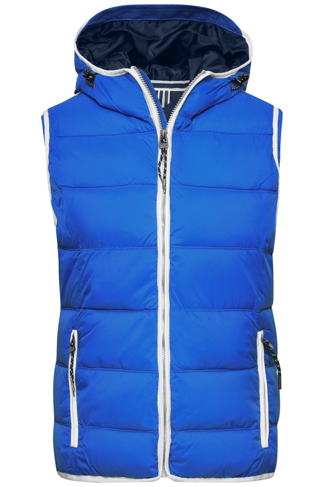 Ladies' Maritime Vest - Nautic-blue/white (ca. Pantone 286U
white)