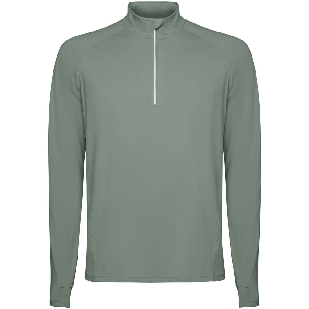 Estambul 200 g/m² Half-Zip Sweatshirt für Herren - lorbeergrün