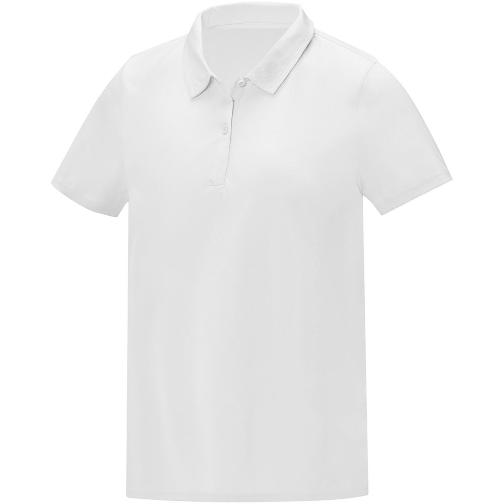 Deimos 105 g/m² Poloshirt cool fit mit Kurzärmeln für Damen - weiss