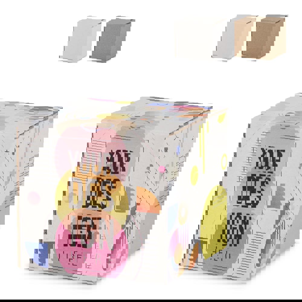 Individuell gestaltete Geschenkbox Tassen klein