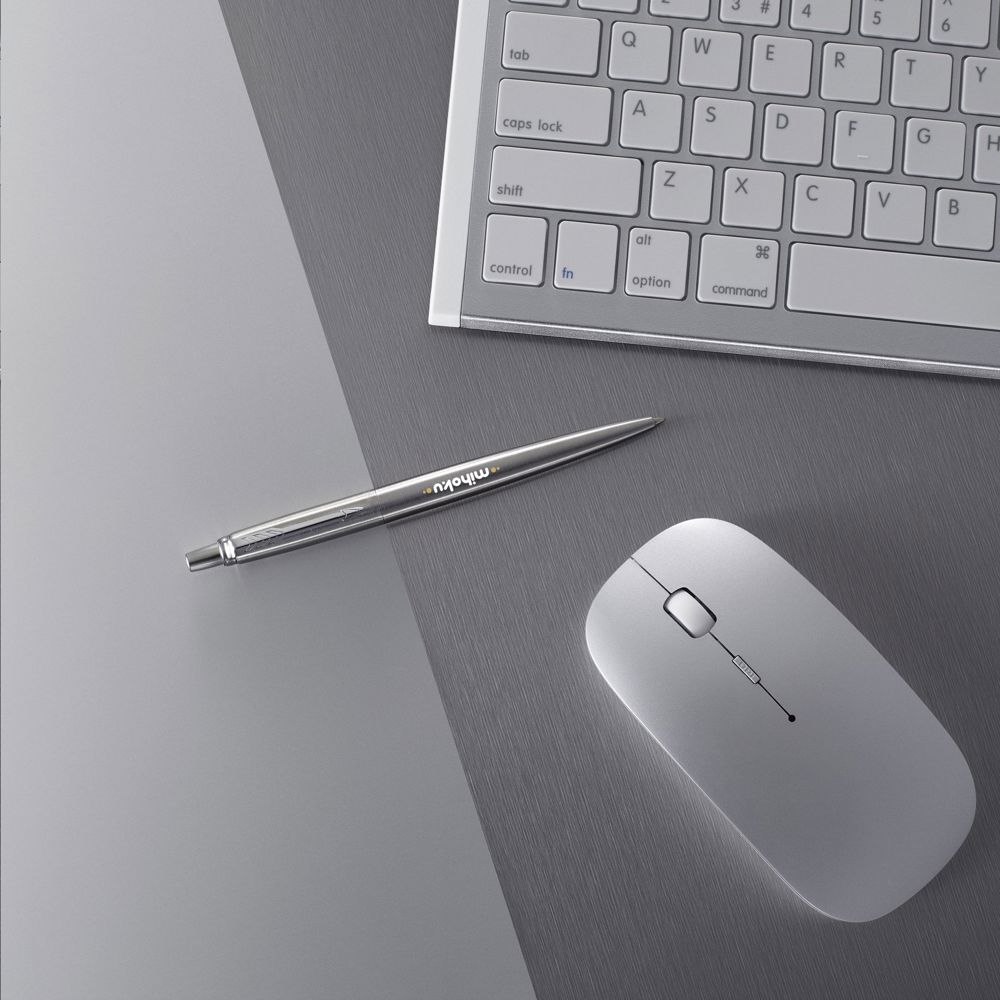 Parker Jotter Edelstahl Kugelschreiber - blau