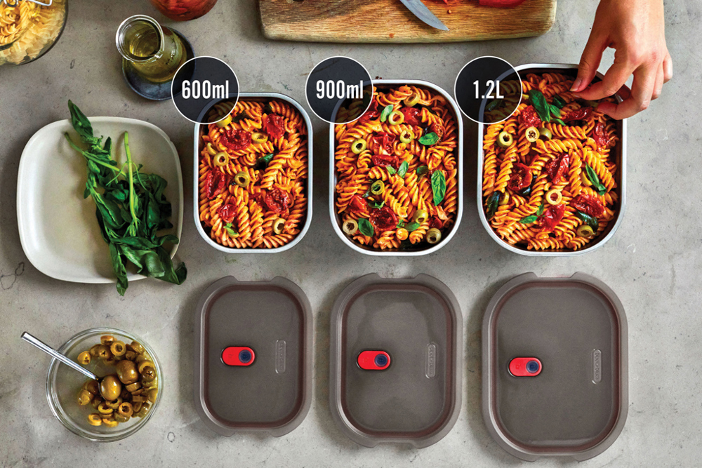 Black+Blum 3-tlg. Mealprep Box Set - klein, medium, groß
