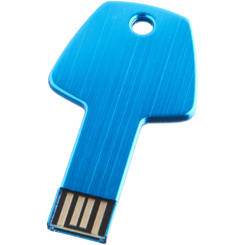 USB-Stick Schlüssel - hellblau