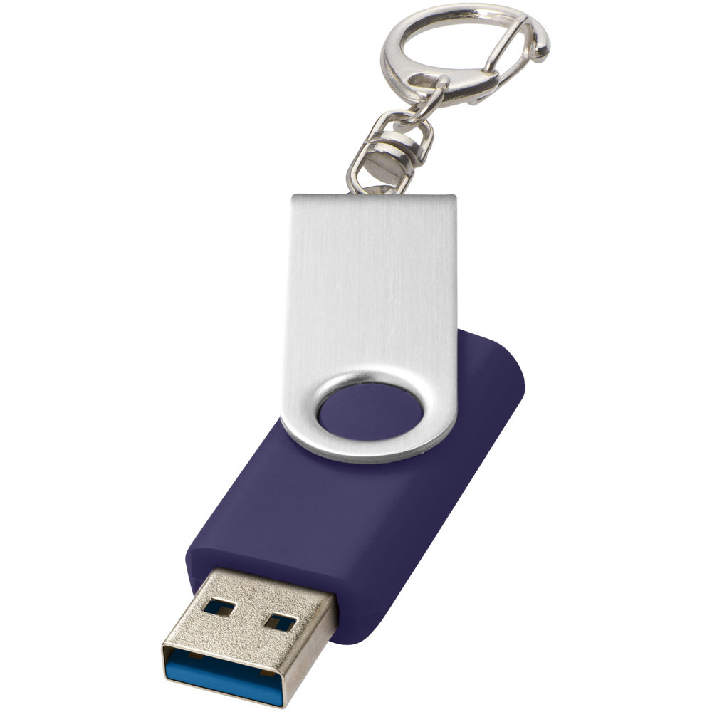 Rotate USB-Stick 3.0 mit Schlüsselanhänger - Blau