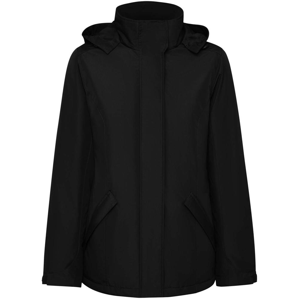America wattierter Parka für Damen - schwarz