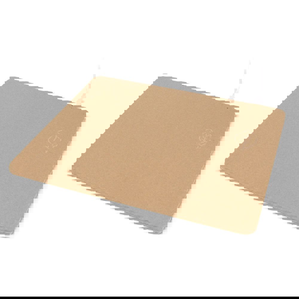 Mousepad mit kabellosem Ladegerät aus Recyclingpapier