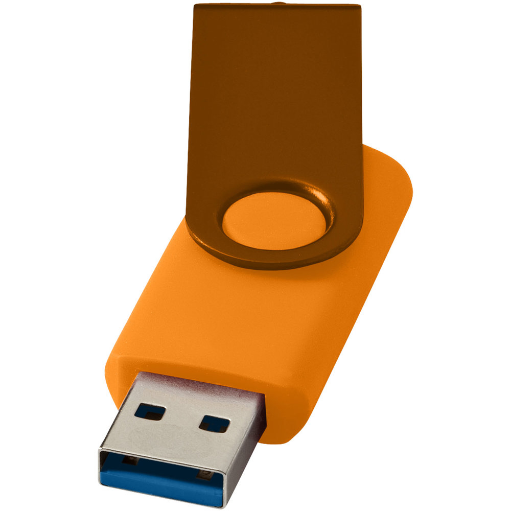 Rotate USB-Stick 3.0 aus Metall - orange