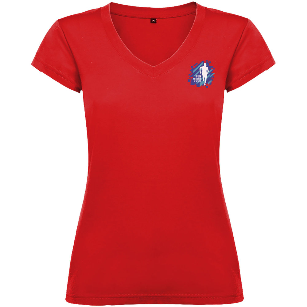 Victoria 155 g/m² T-Shirt mit V-Ausschnitt für Damen