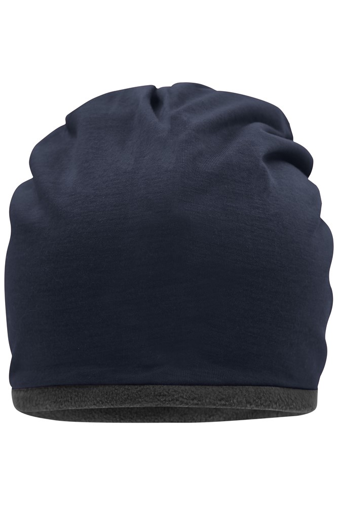 Fleece Beanie - Navy/carbon (ca. Pantone 296C
425U)
