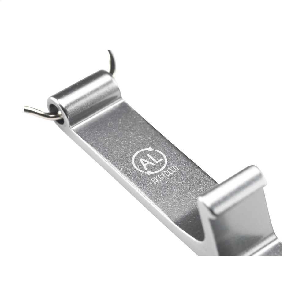 Alu Opener Phone Stand GRS Recycled Schlüsselanhänger