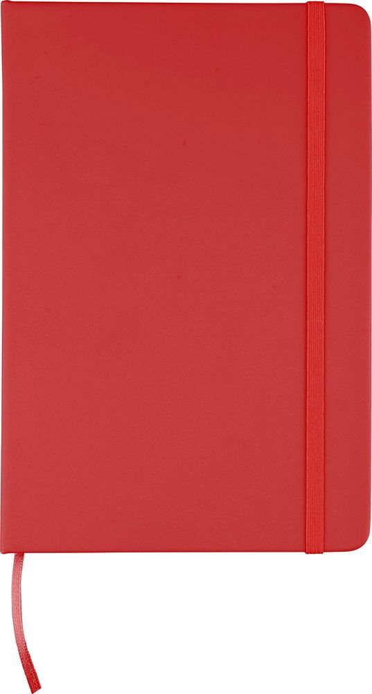 Recyceltes Notizbuch A5 aus PU Eva - rot