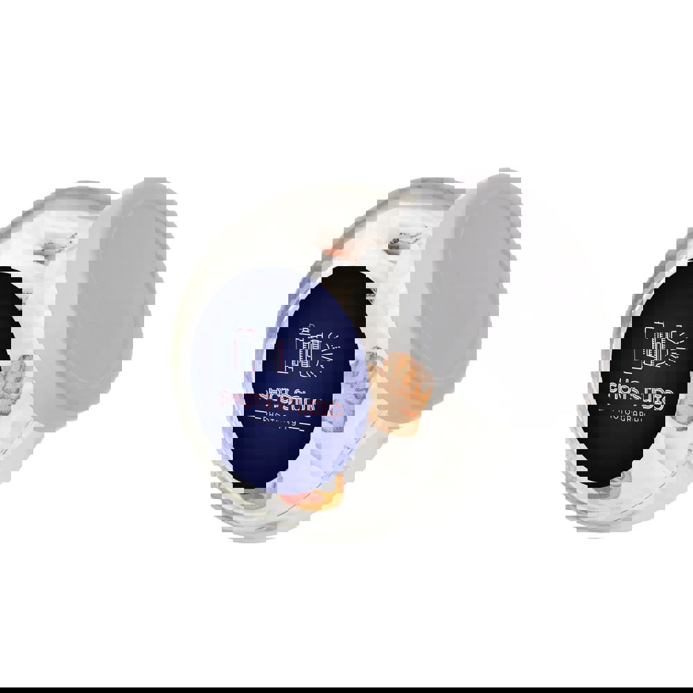 Mini Glas 0,2 Liter gefüllt mit Süßigkeiten - Weiß