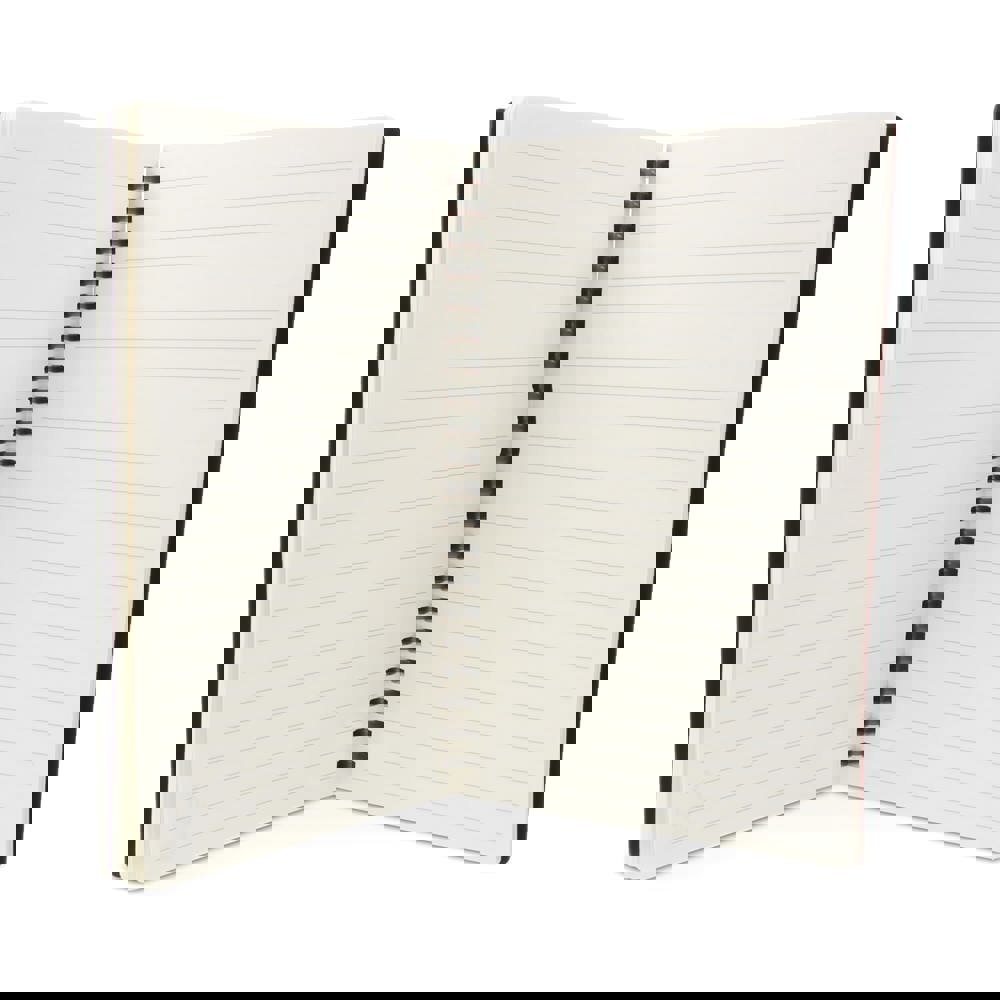 Notizbuch aus recyceltem Leder Midi