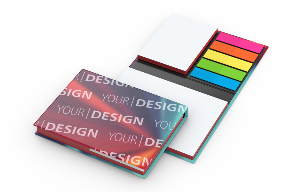 Haftnotiz-Set London, matt, rot