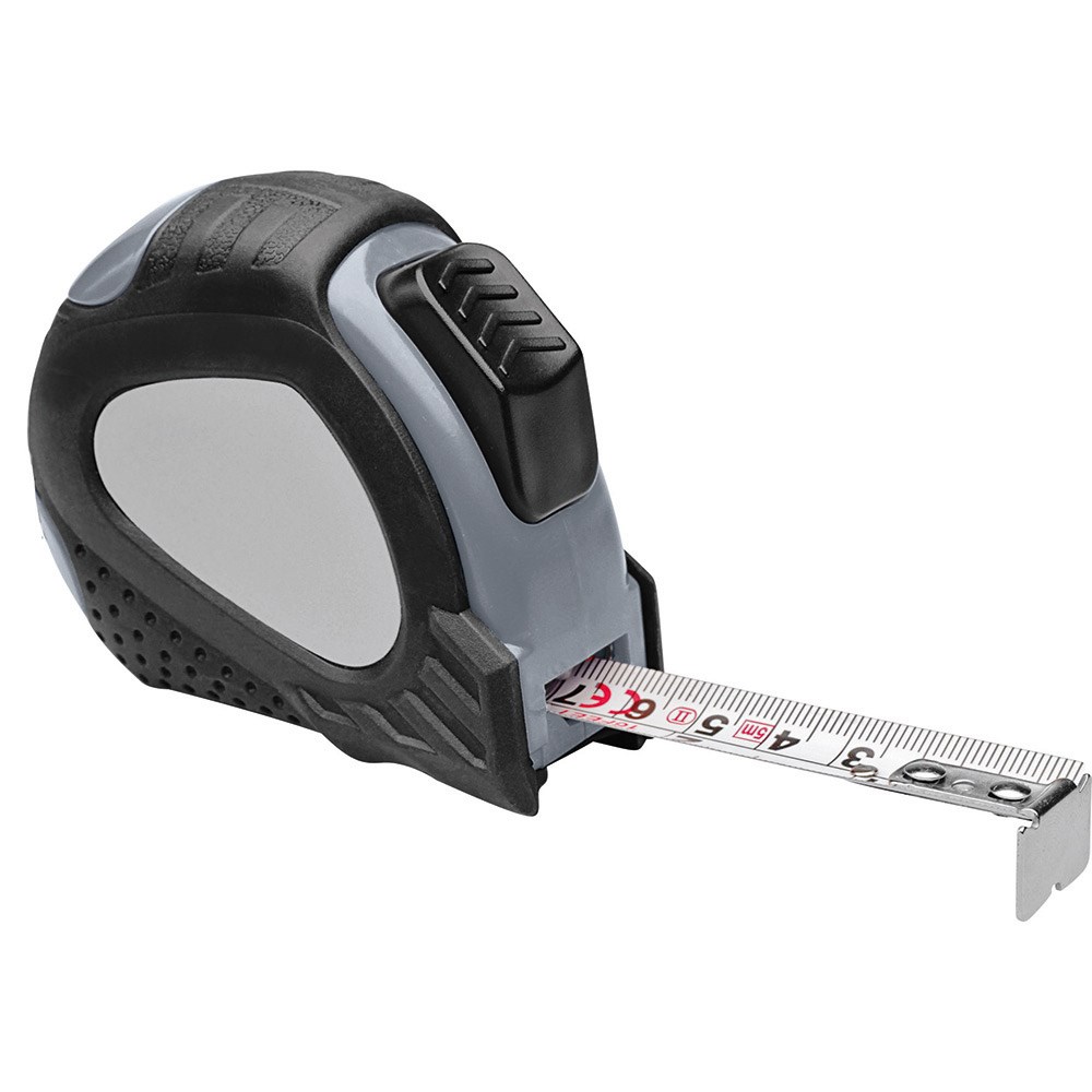 Automatik-Bandmaß "Power Tape 5 M grau"