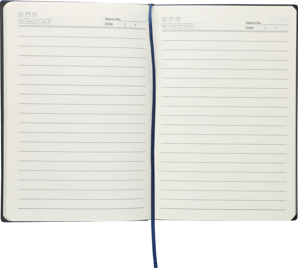 Recyceltes PU-Notizbuch (A5) Elian