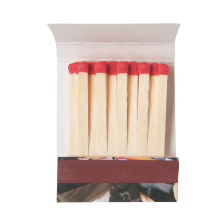 Streichholzmäppchen mit 20 kleinen Streichhölzer