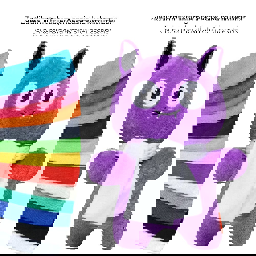 Halloween Gang Fledermaus, lila, one size