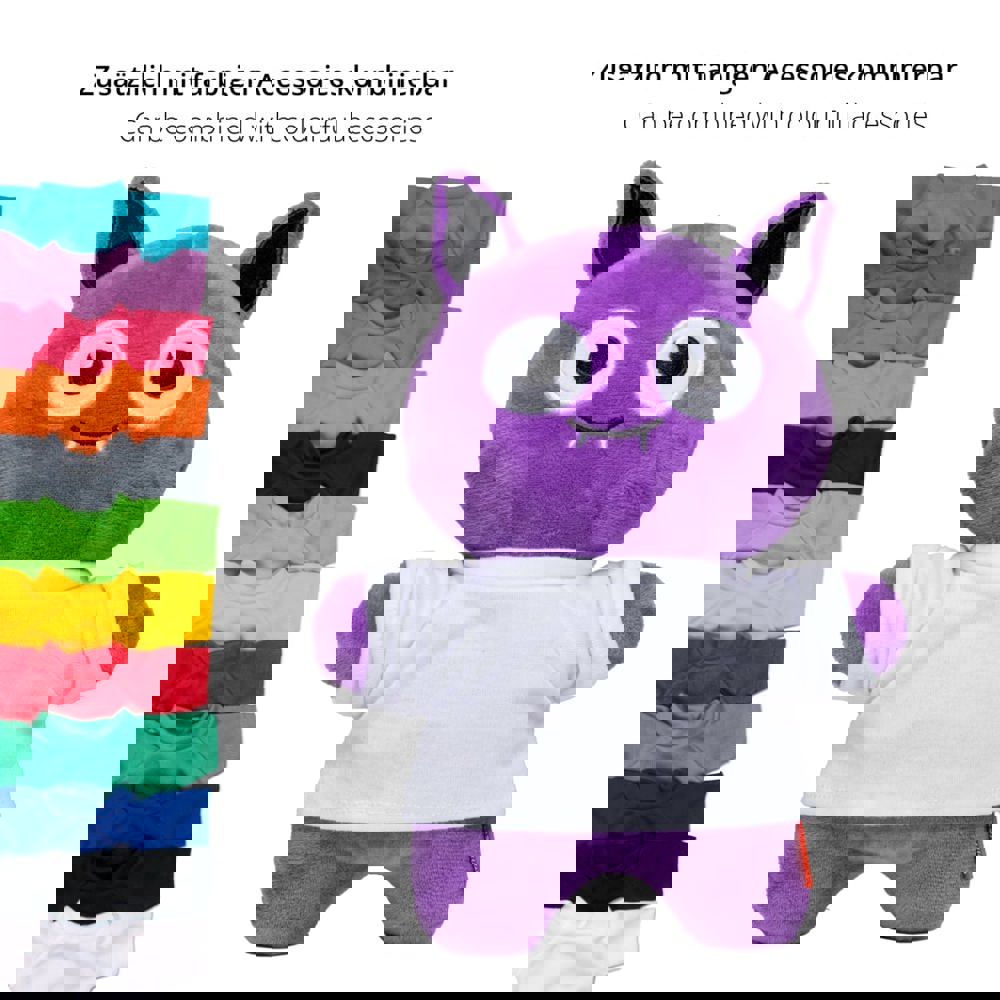 Halloween Gang Fledermaus, lila, one size