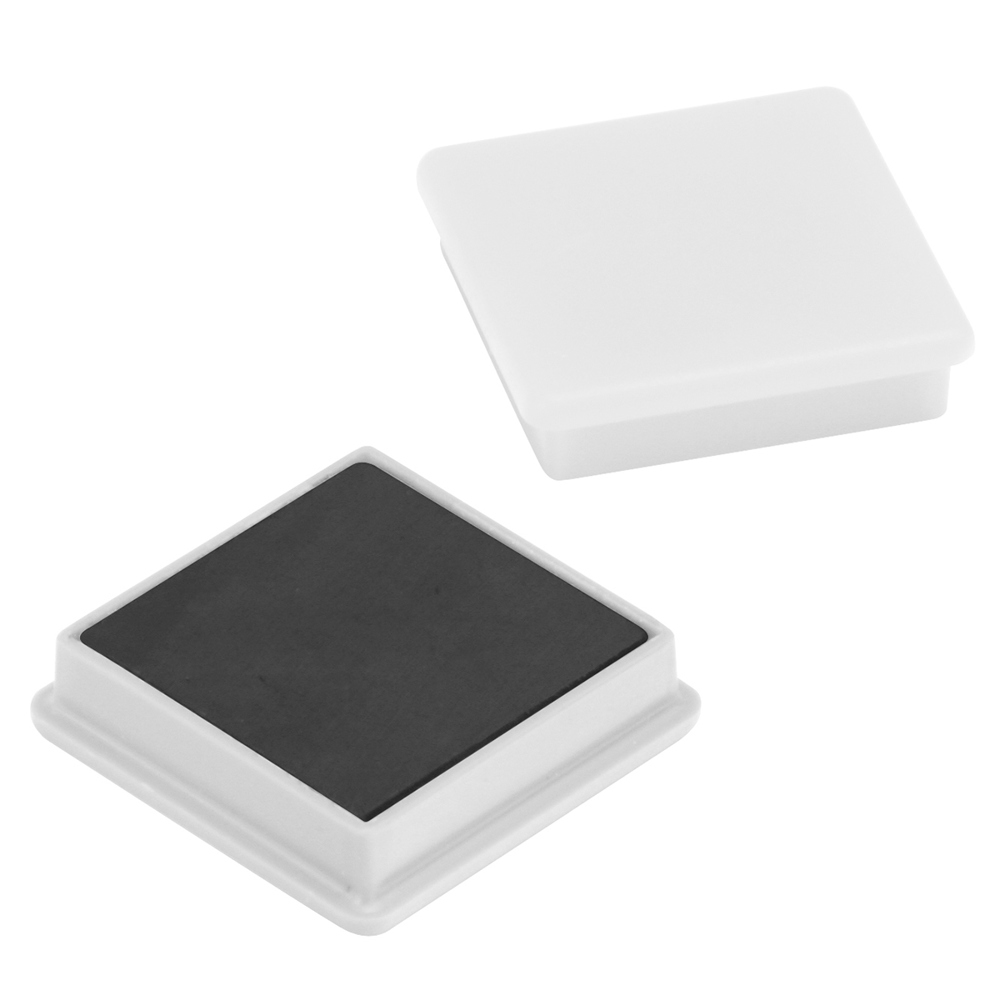 Magnet, quadratisch - Weiß