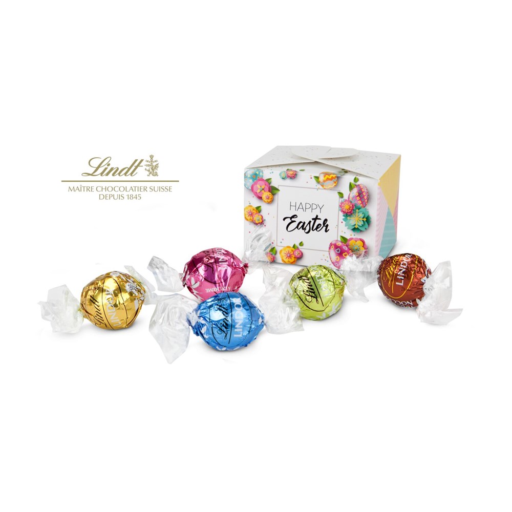 Lindt Osterfreude - mit 5 Lindt Lindorkugeln, auch in individueller Pralinenschachtel