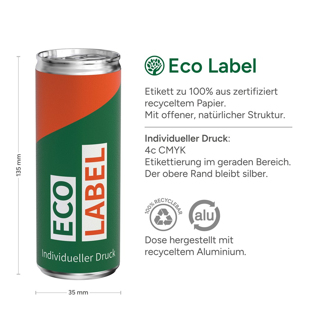 Energy Drink zuckerfrei, Eco Label