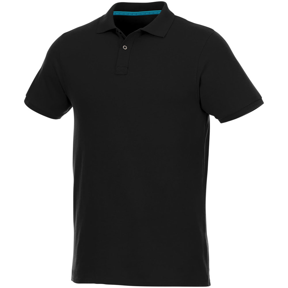 Beryl Poloshirt aus Bio-Recyclingmaterial für Herren - schwarz