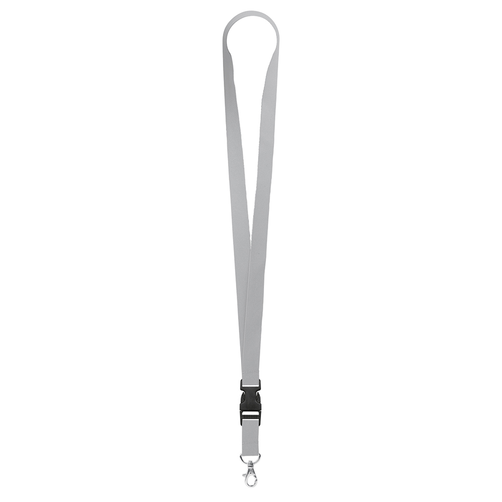 Schlüsselband/Lanyard "Standard" - Silber (ca. Pantone 877C)