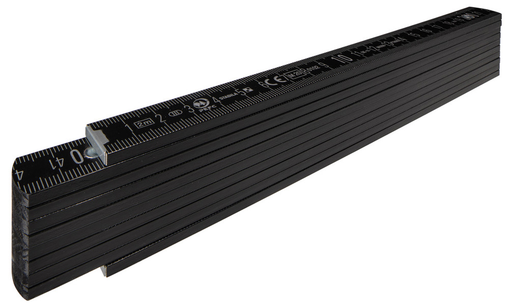 Zollstock Serie 700 - schwarz