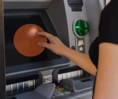 Virusstop Antikeimfolie Touchscreen bis zu 12 Monate 99% virenfrei