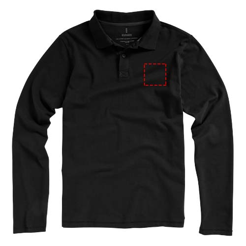 Calgary 180 g/m² Langarm Poloshirt für Herren