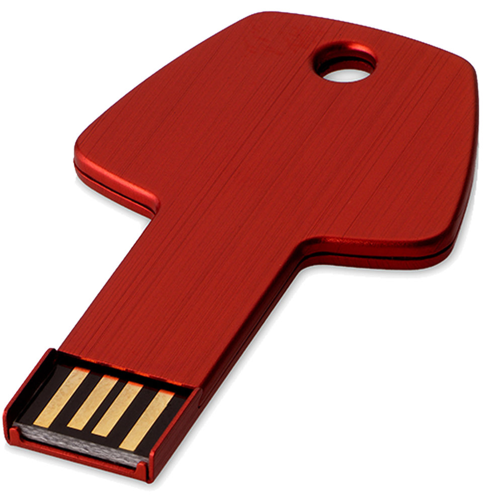 USB-Stick Schlüssel - rot
