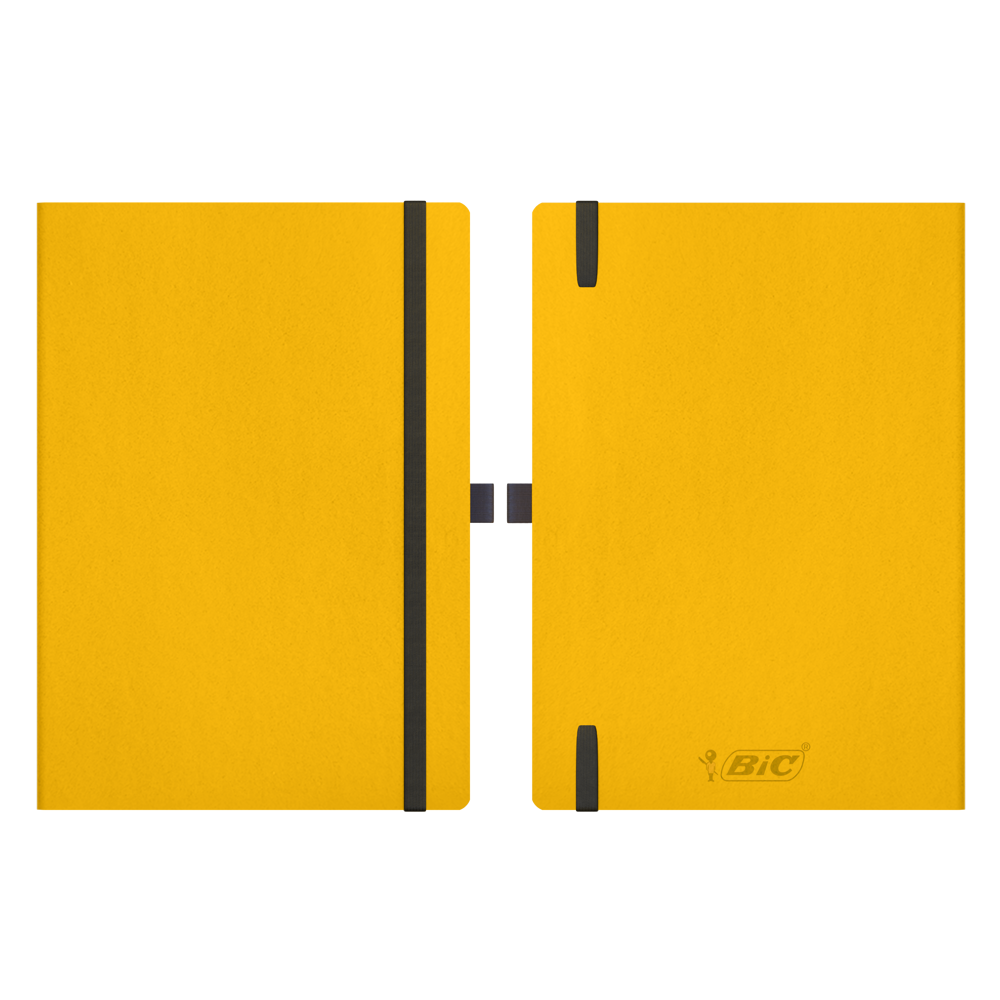 BIC® Partner A5 FruitCover - Gelb Liniertes Papier