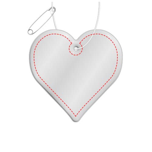 RFX™ H-09 Reflektierender TPU-Anhänger Herz